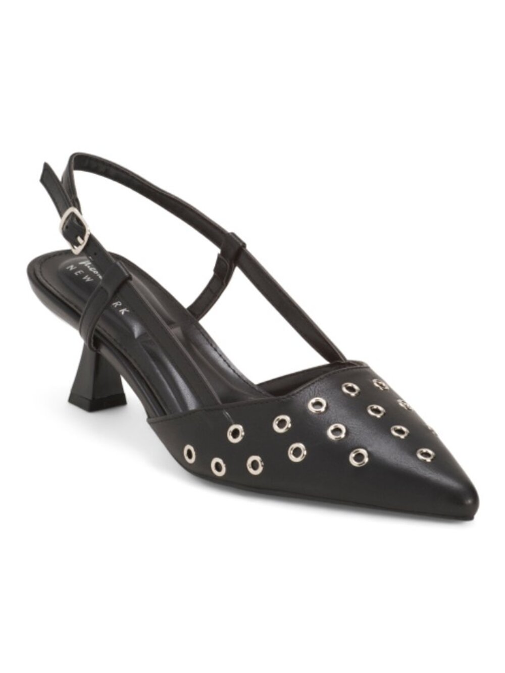 NICOLE MILLER Grommy Slingback Heels